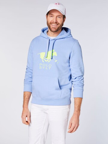 Polo Sylt Sweatshirt (GOTS) in Blau: Vorderseite