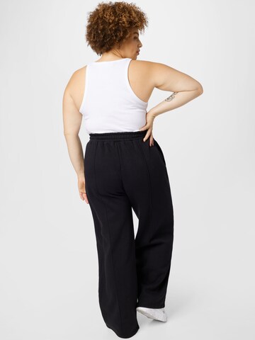 Urban Classics Wide leg Broek in Zwart