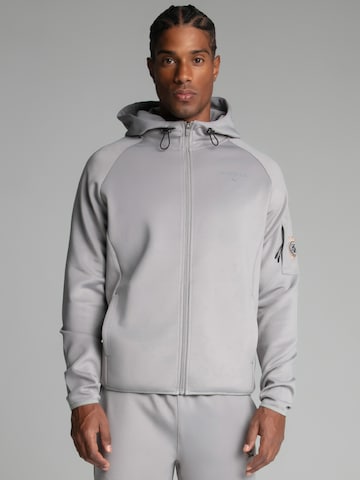 Sweat-shirt SikSilk en gris : devant