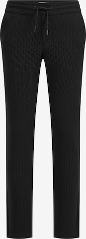 Coupe slim Pantalon WE Fashion en noir : devant