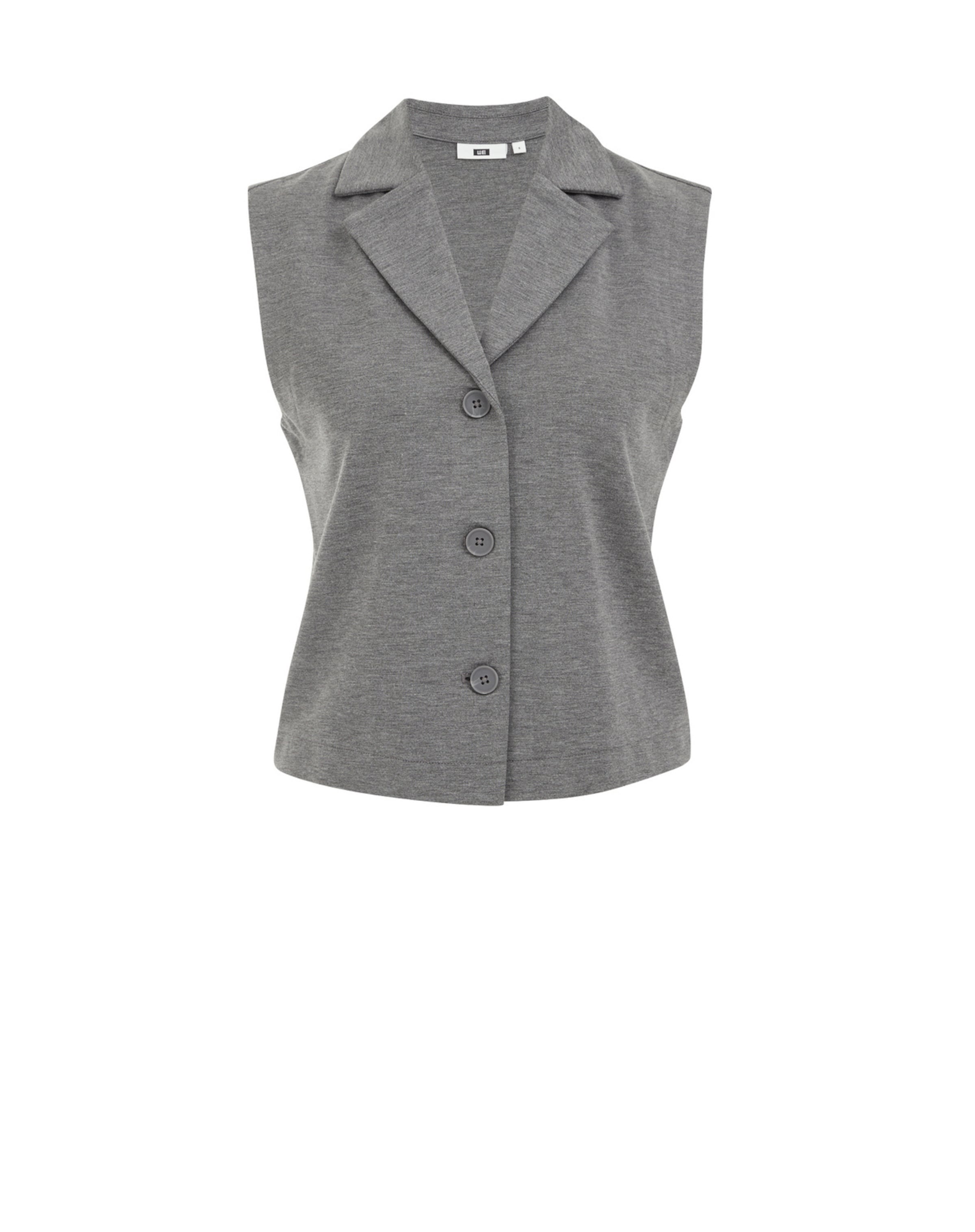 Gilet da completo di WE Fashion in grigio: frontale