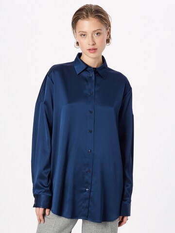 HUGO Red - Blusa en azul: frente