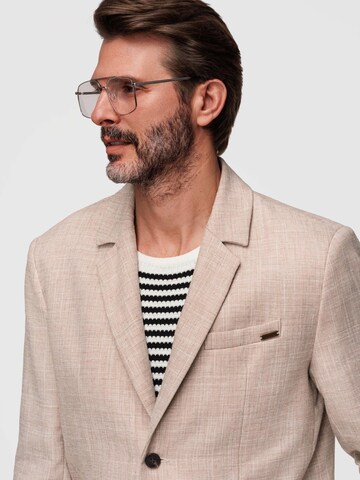 Coupe regular Veste de costume ' M169' Ombre en beige
