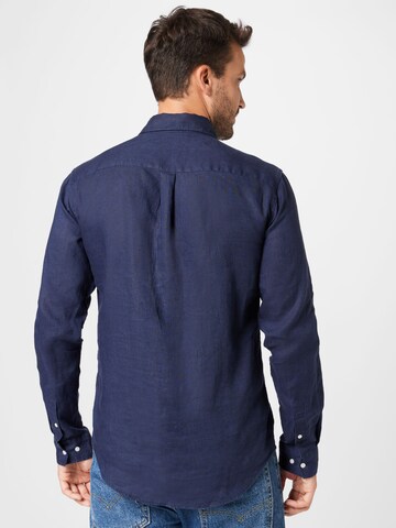 Les Deux Regular fit Button Up Shirt 'Christoph' in Blue