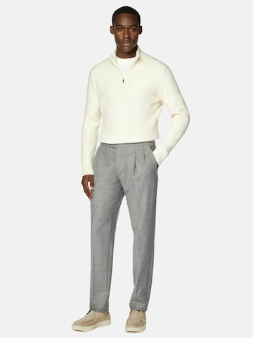 Regular Pantalon à pince Boggi Milano en gris