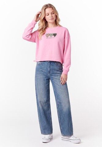 MYMO - Sweatshirt em rosa