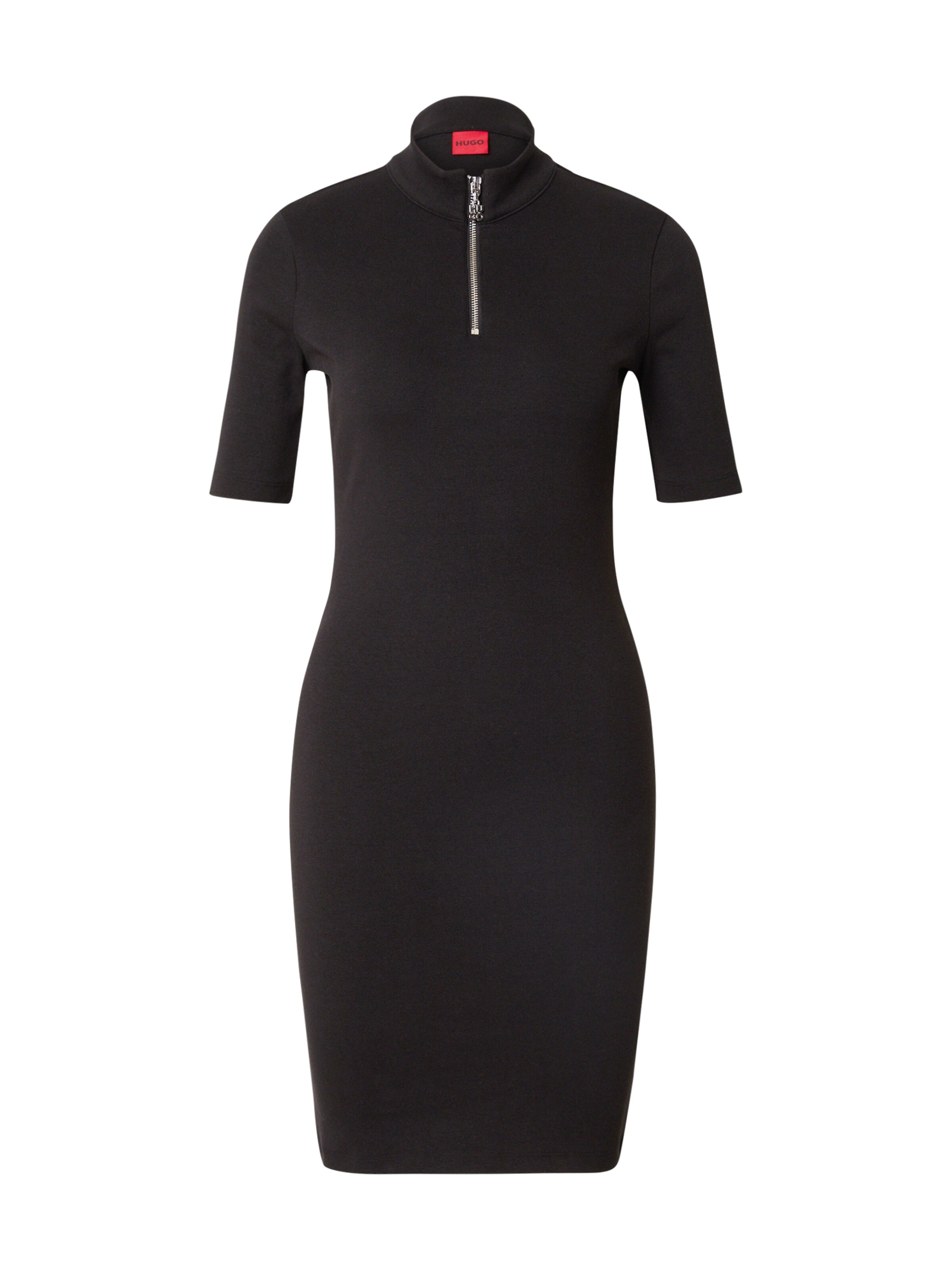 HUGO Jurk 'Nasiia' in Zwart: voorkant