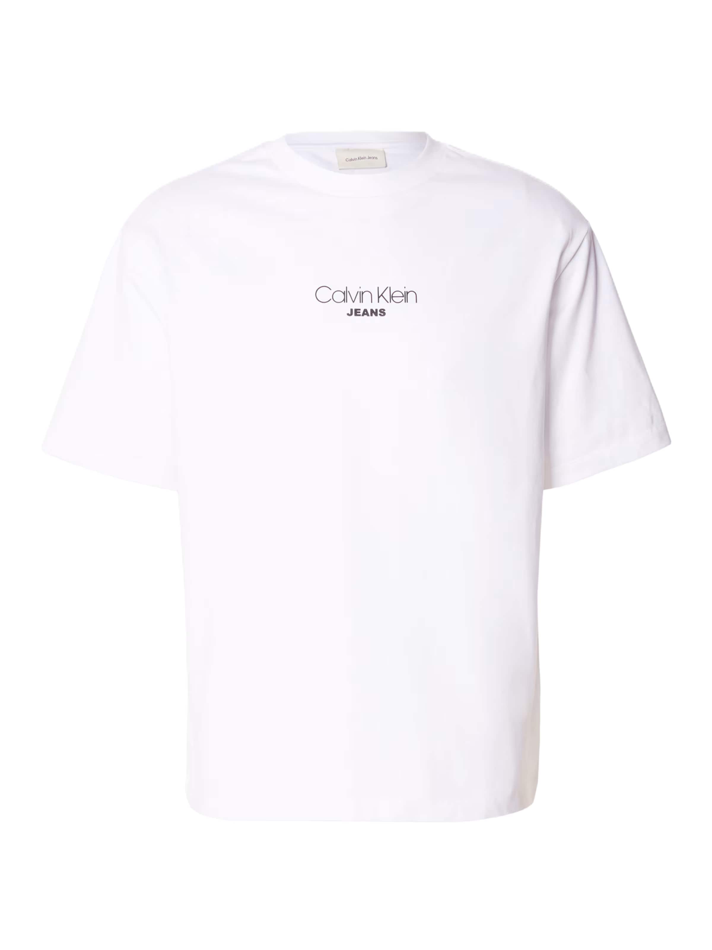 Calvin Klein Jeans Μπλουζάκι σε λευκό: μπροστά