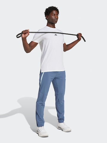 mėlyna ADIDAS PERFORMANCE Standartinis Sportinės kelnės