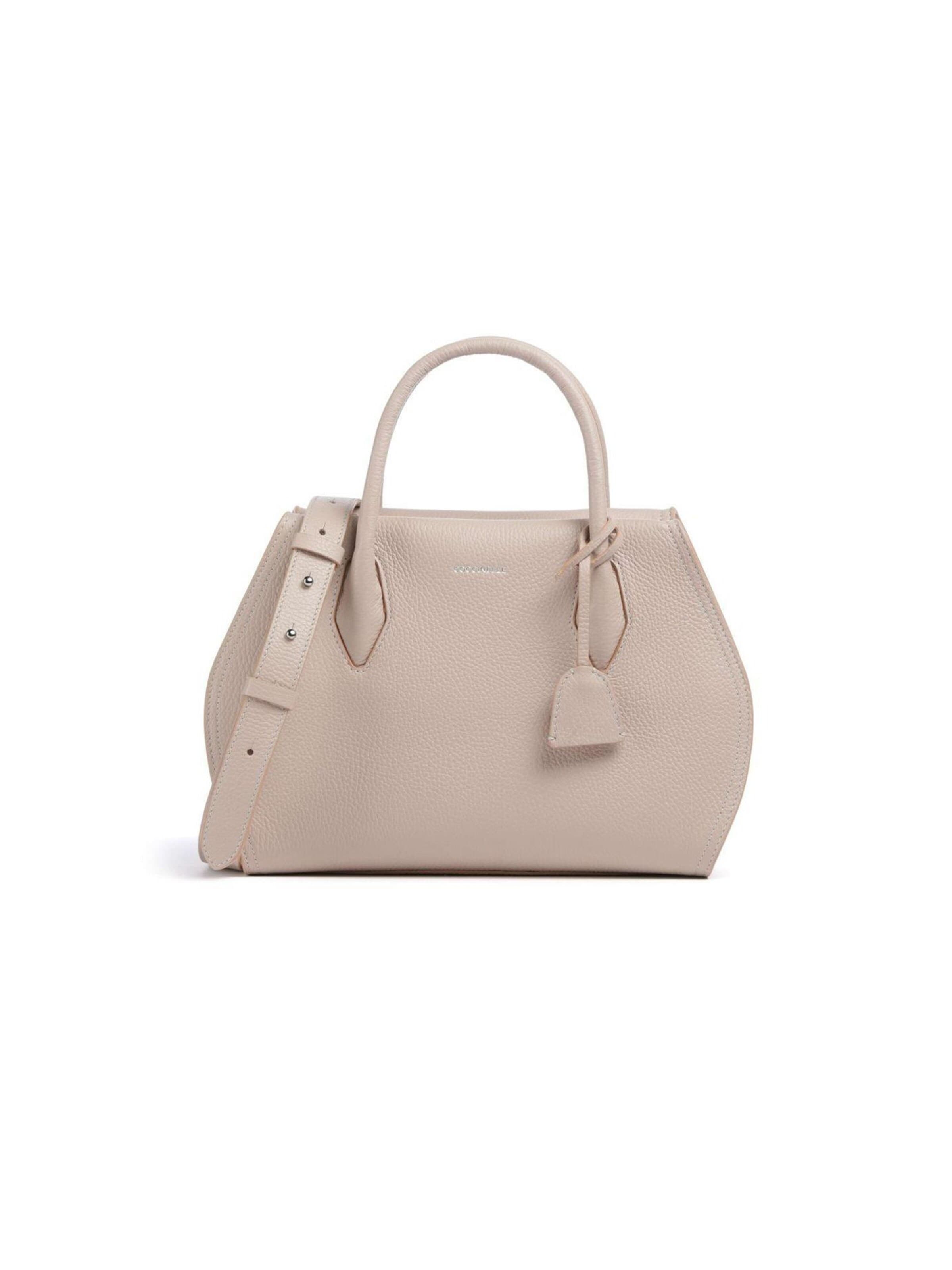 Coccinelle Handtas 'Lord' in Beige: voorkant