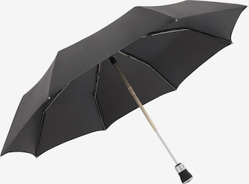 Doppler Manufaktur Umbrella in Black: front