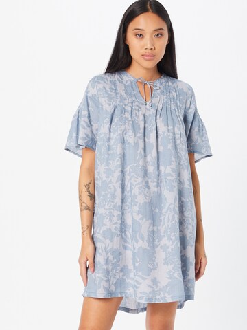 s.Oliver Shirt Dress in Blue: front