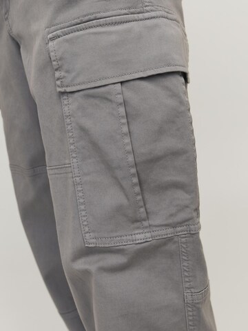 JACK & JONES Loosefit Cargobroek 'JJKarl Harlow' in Grijs