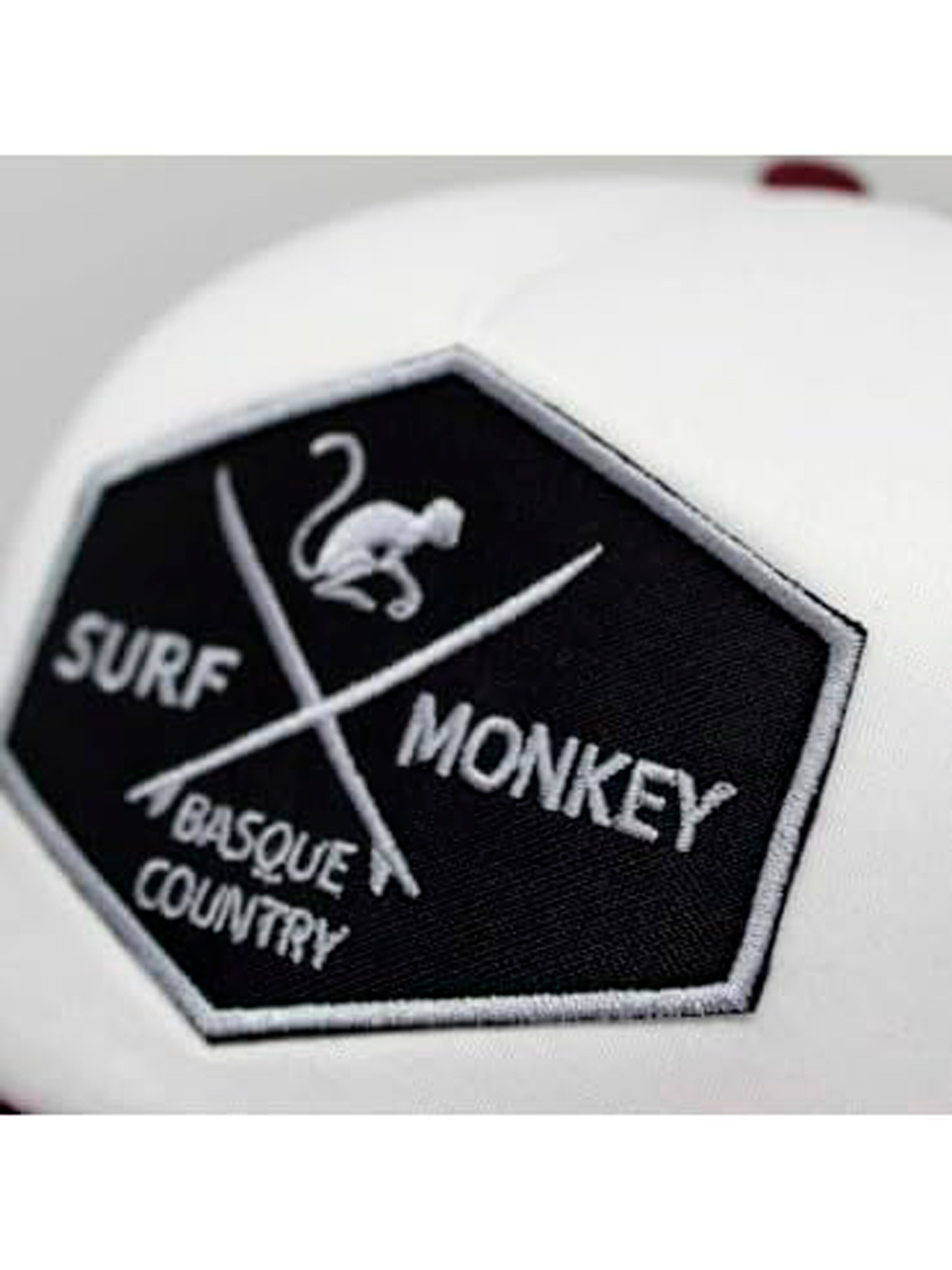 Surf Monkey Athletic Cap in Red