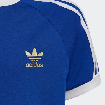 Tricou 'Adicolor 3-Stripes' de la ADIDAS ORIGINALS pe albastru