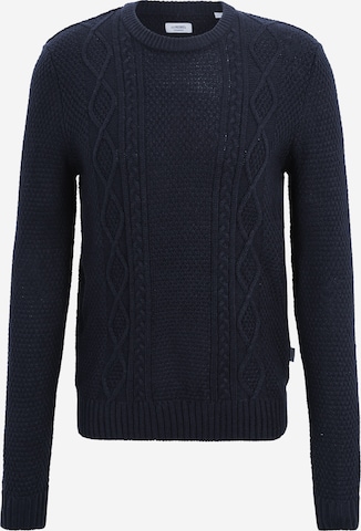 JJ Rebel Trui 'JREBJOSH' in Blauw: voorkant