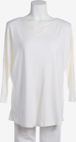 Diane von Furstenberg Shirt langarm XXL in Weiß: Vorderseite