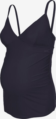 Esprit Maternity Triangel Tankini in Blauw: voorkant