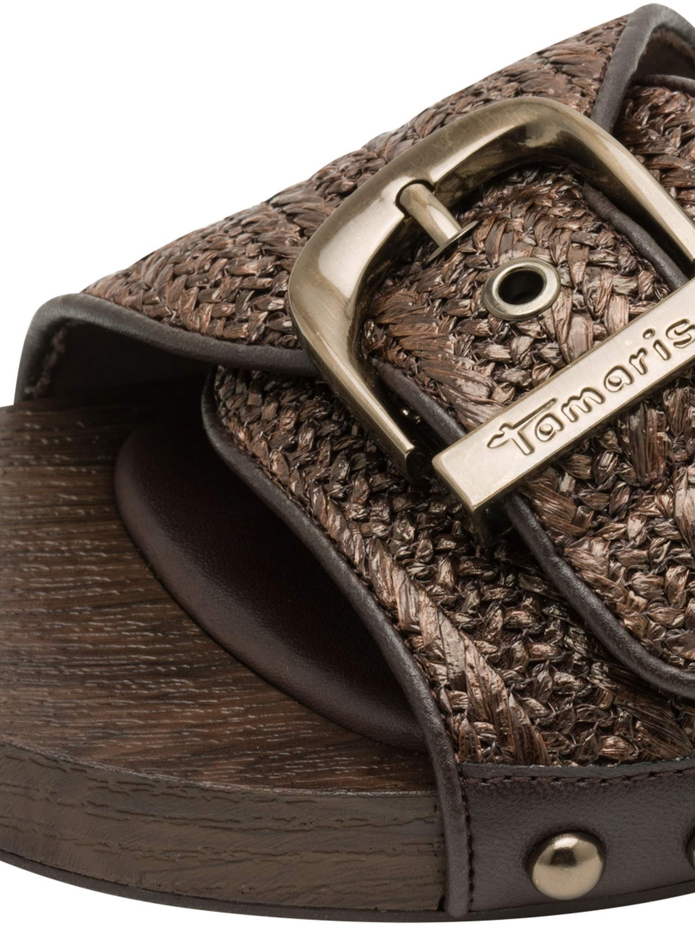 Tamaris Pantolette in Braun