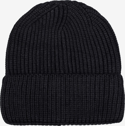 styleBREAKER Mütze 'Feinstrick Beanie Mütze mit Krempe' in 54-64 in schwarz, Produktansicht