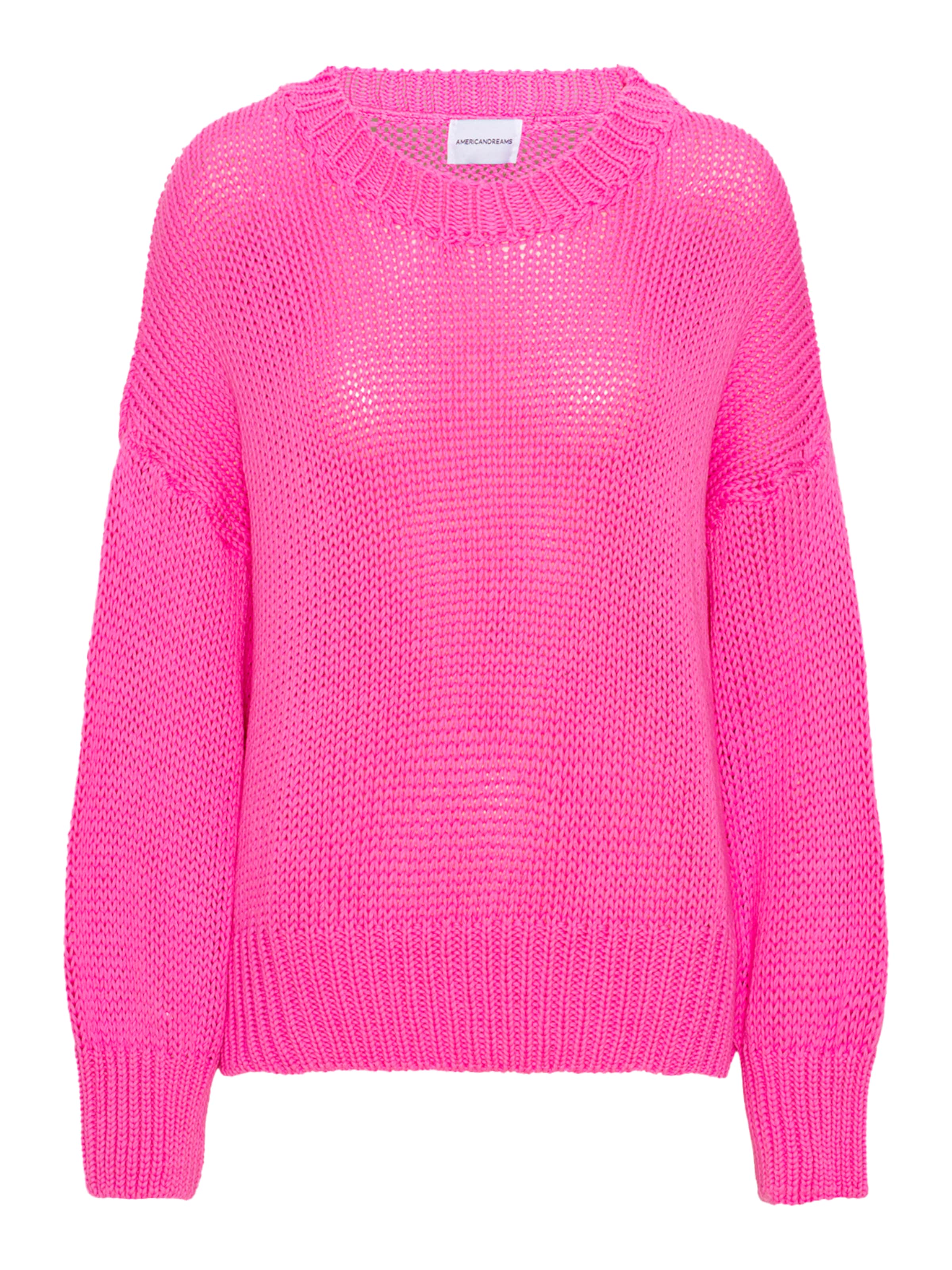 americandreams Oversizepullover 'Pepper'‌‌‌ in Pink: Vorderseite