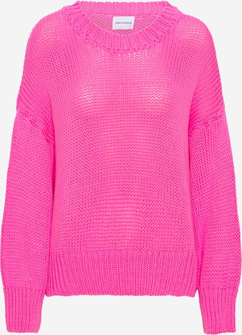 americandreams Oversizepullover 'Pepper' in Pink: Vorderseite