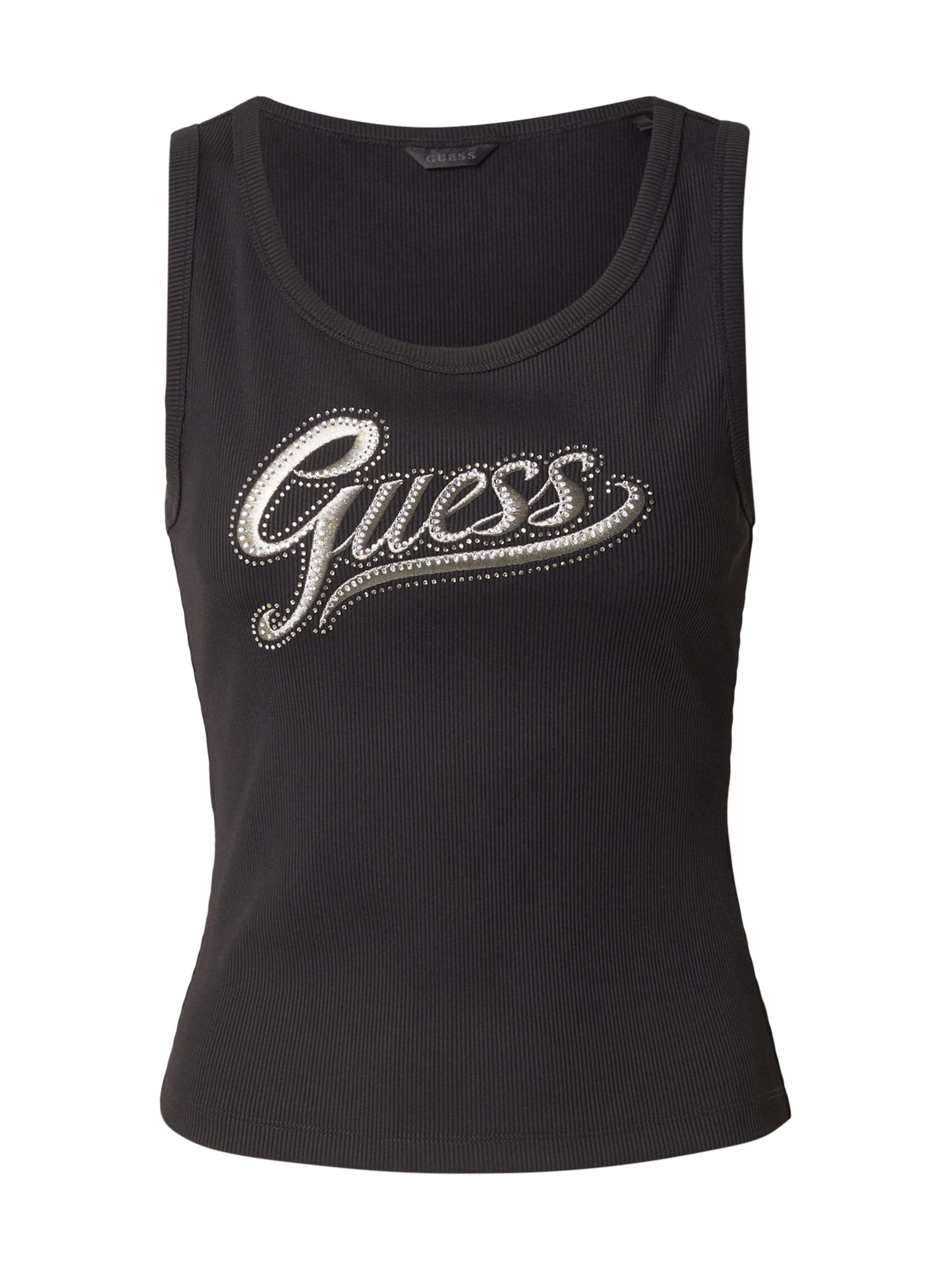 GUESS Top – černá: přední strana