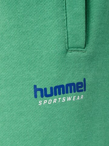 Hummel Tapered Workout Pants in Green
