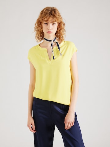 COMMA T-shirt i gul: framsida