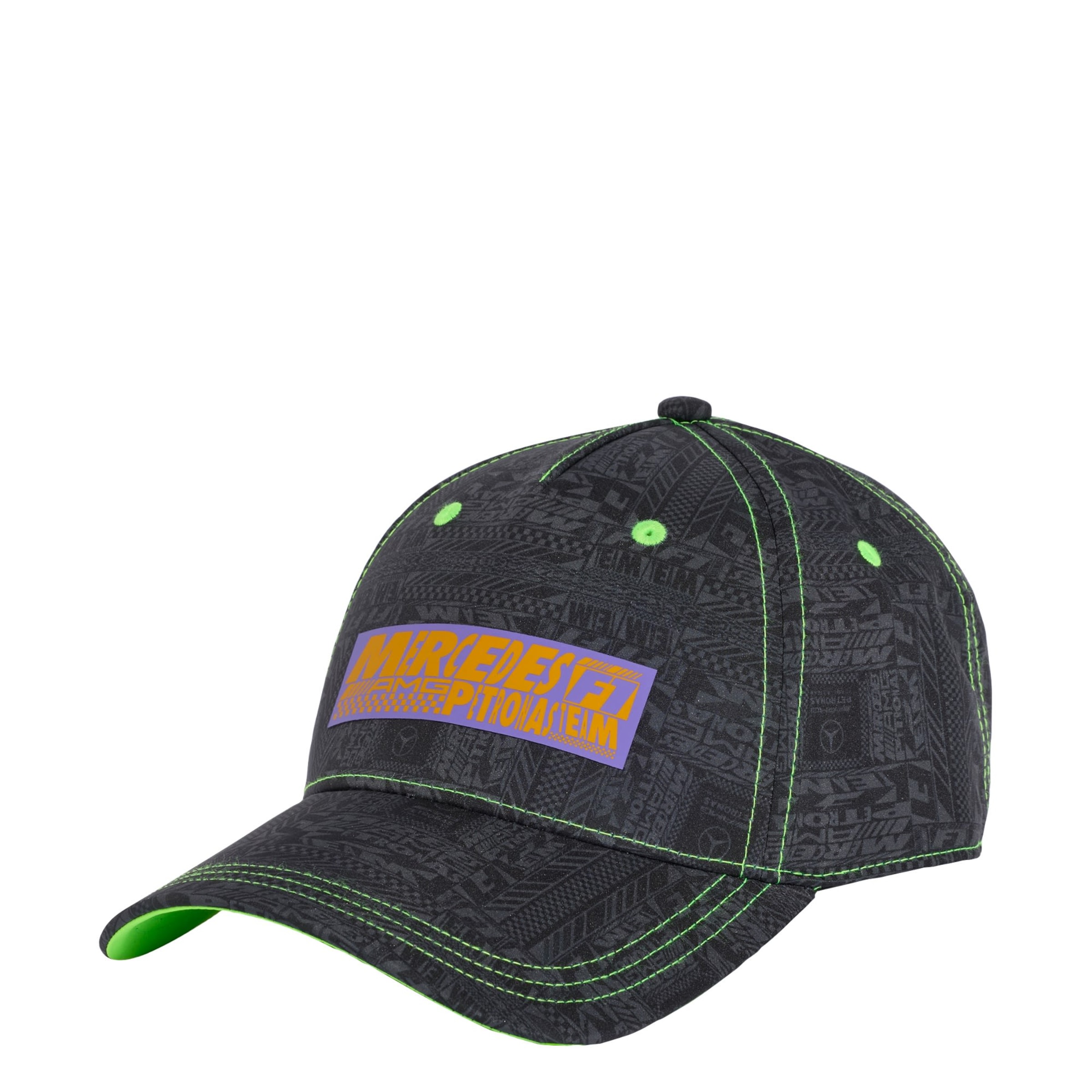 ADIDAS PERFORMANCE - Gorra deportiva 'Mercedes - AMG Petronas Formula 1 Team Lights On' en negro: frente