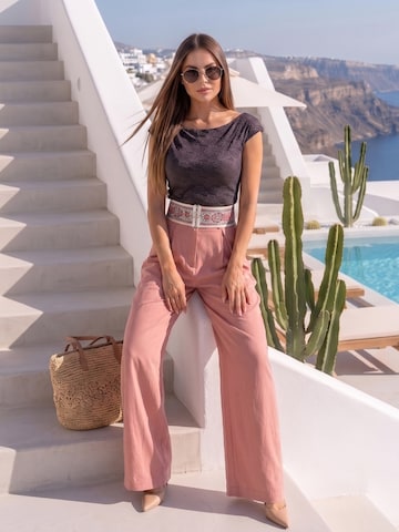 JIORO Top 'ESSENTIALS' – hnědá