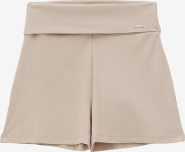 Skinny Pantalon de sport Aim'n en beige : devant
