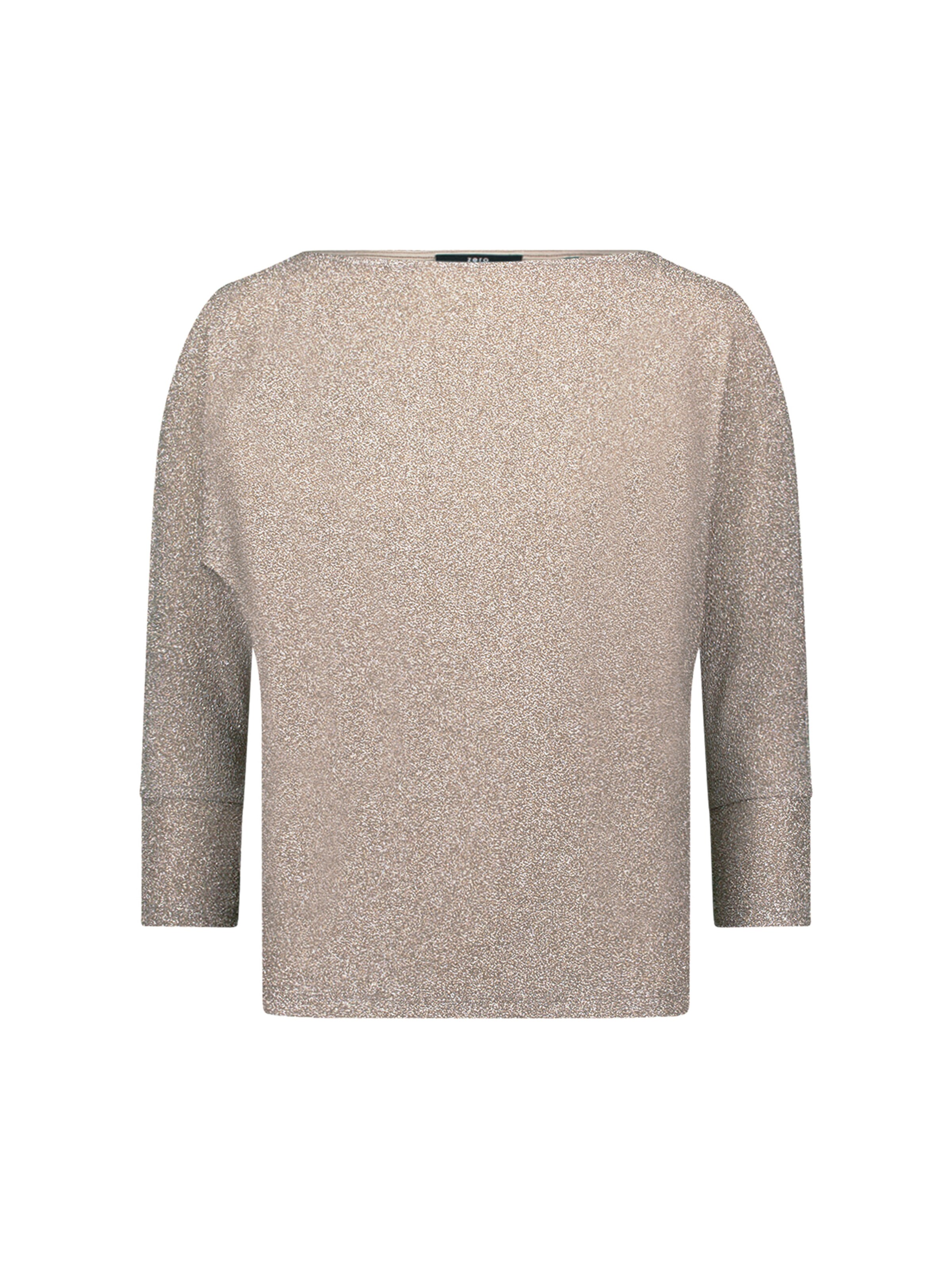 zero Shirt in Beige: Vorderseite