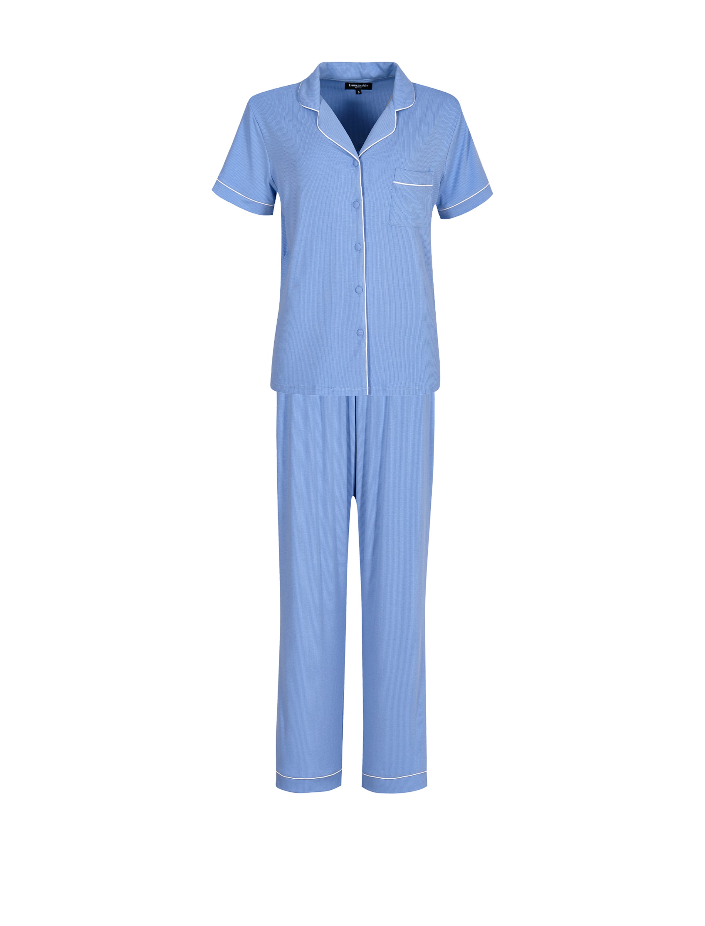 Loungeable Pajama in Blue: front