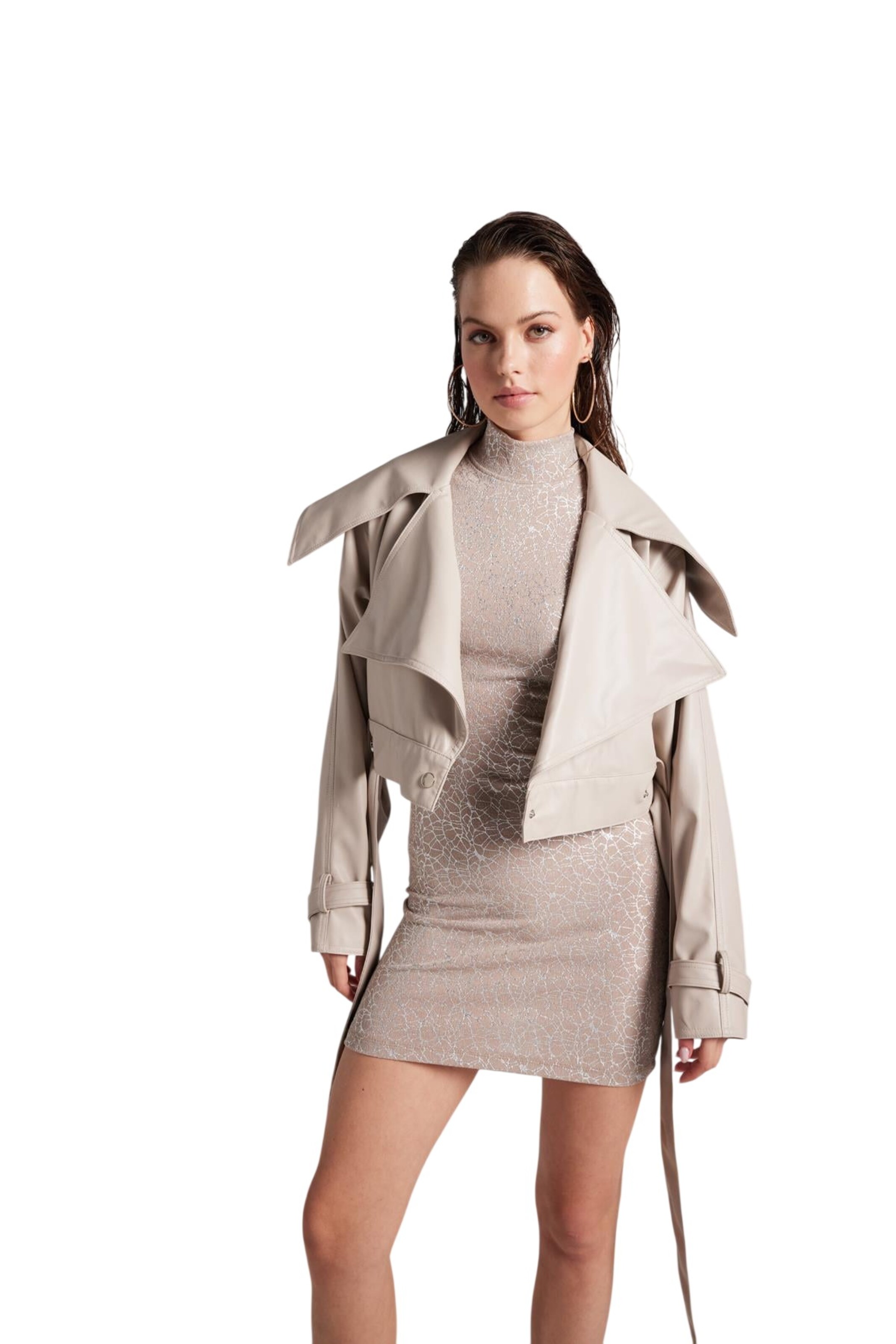 HOLLY LOLLY Kleid in Beige