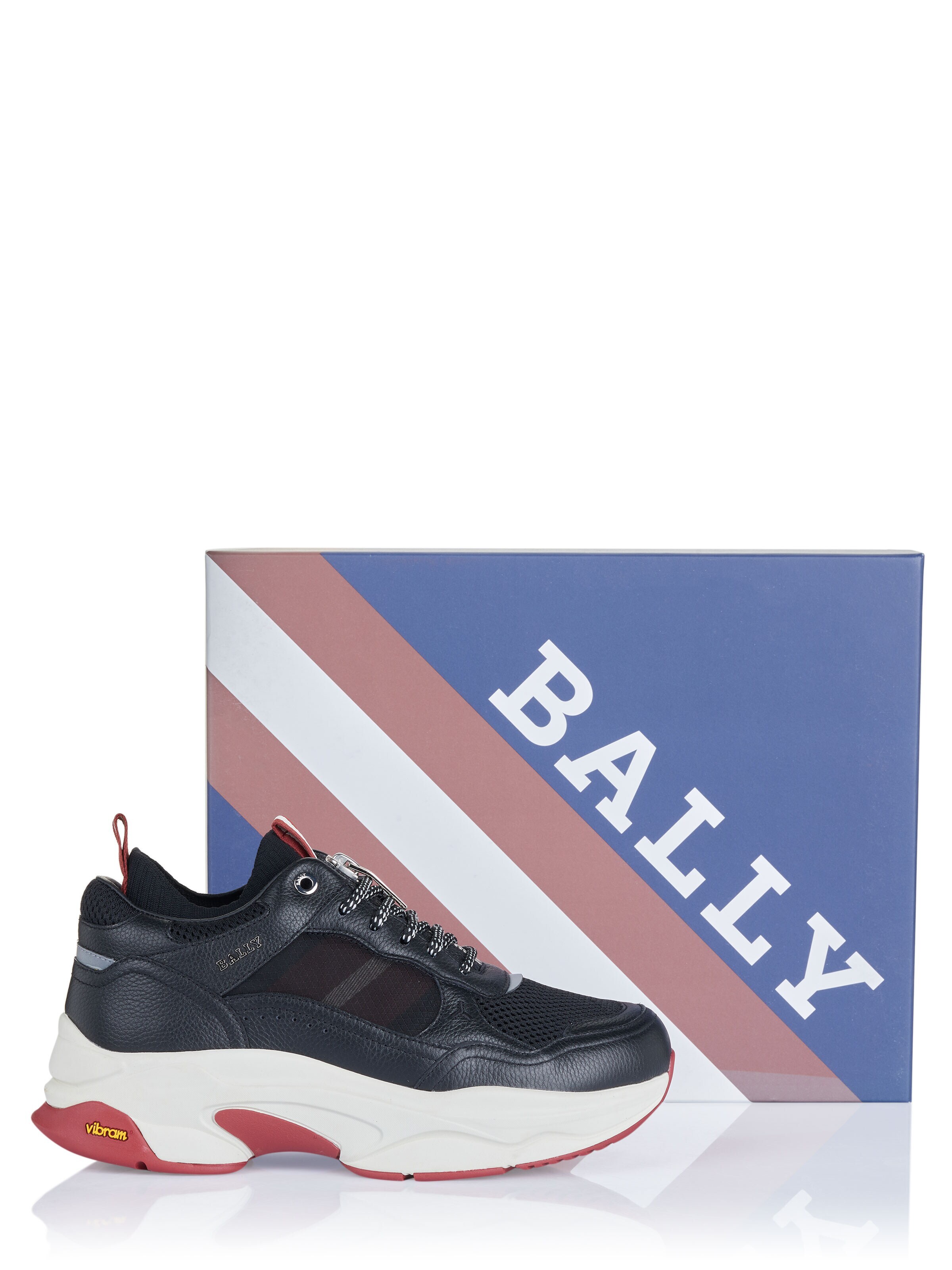 Bally Låg sneaker 'Bally Schuhe' i svart