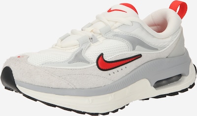 Nike Sportswear Platform trainers in Light beige / Light grey / Red, Item view