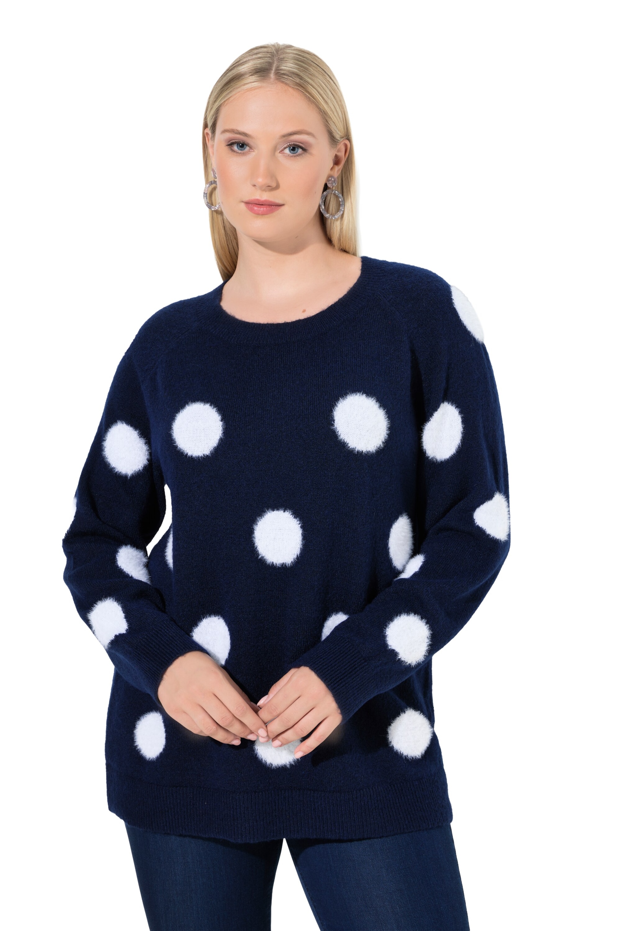 Ulla Popken - Jersey en azul: frente