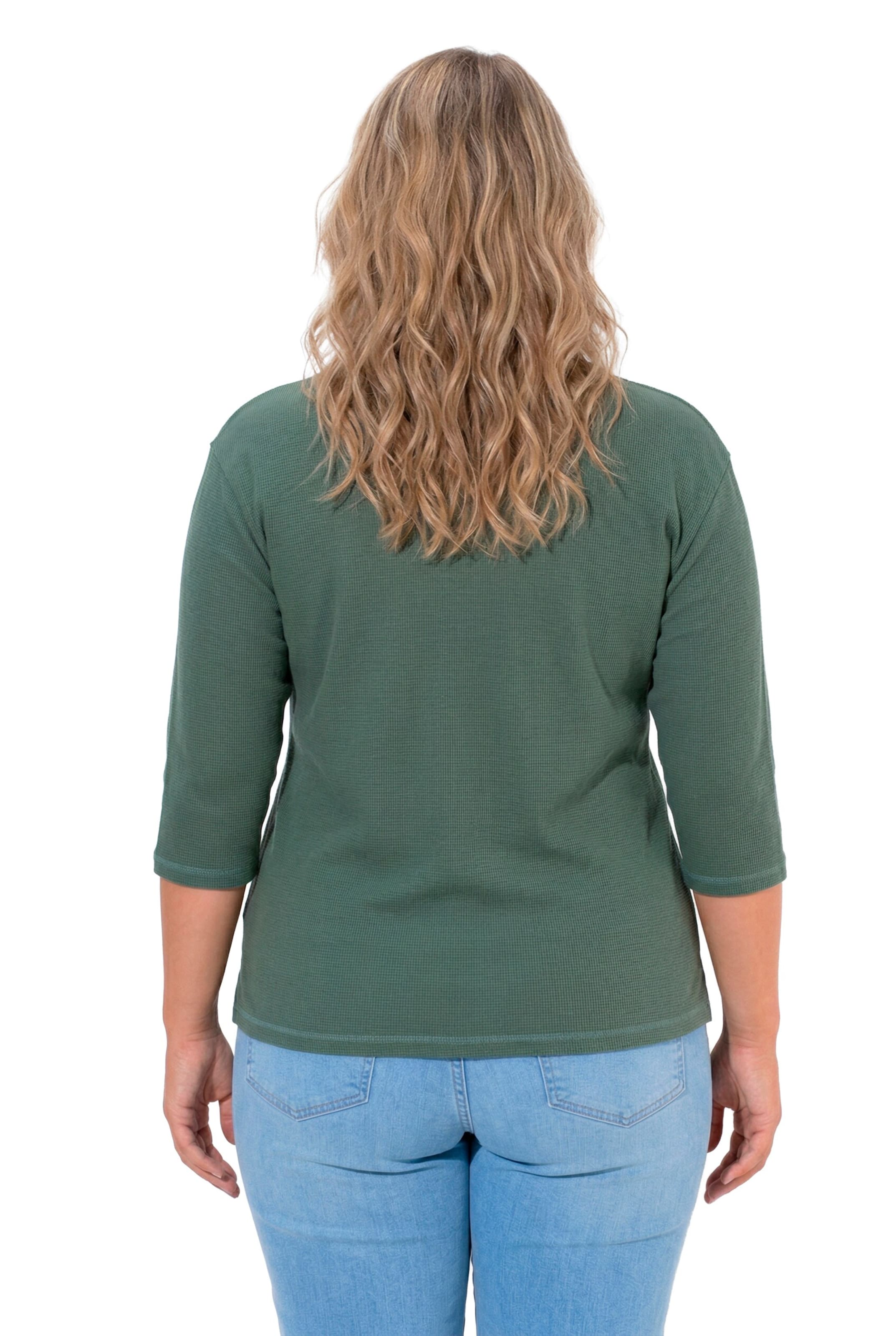 Ulla Popken Sweatshirt in Green