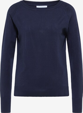 usha BLUE LABEL Sweater in Blue: front