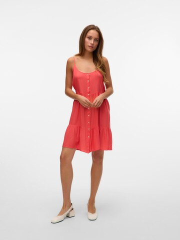 Robe-chemise 'VMBumpy' VERO MODA en orange