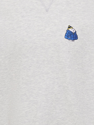 Only & Sons - Sweatshirt 'ONSPEANUTS' em cinzento
