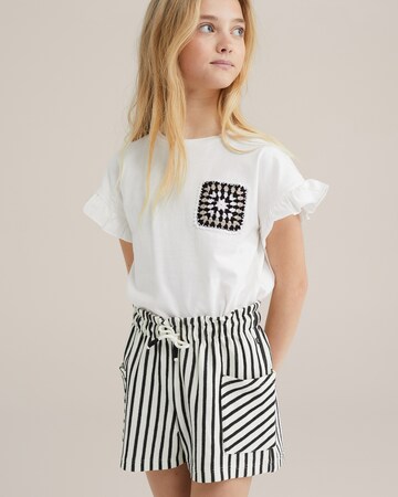WE Fashion Футболка в Бежевый: спереди