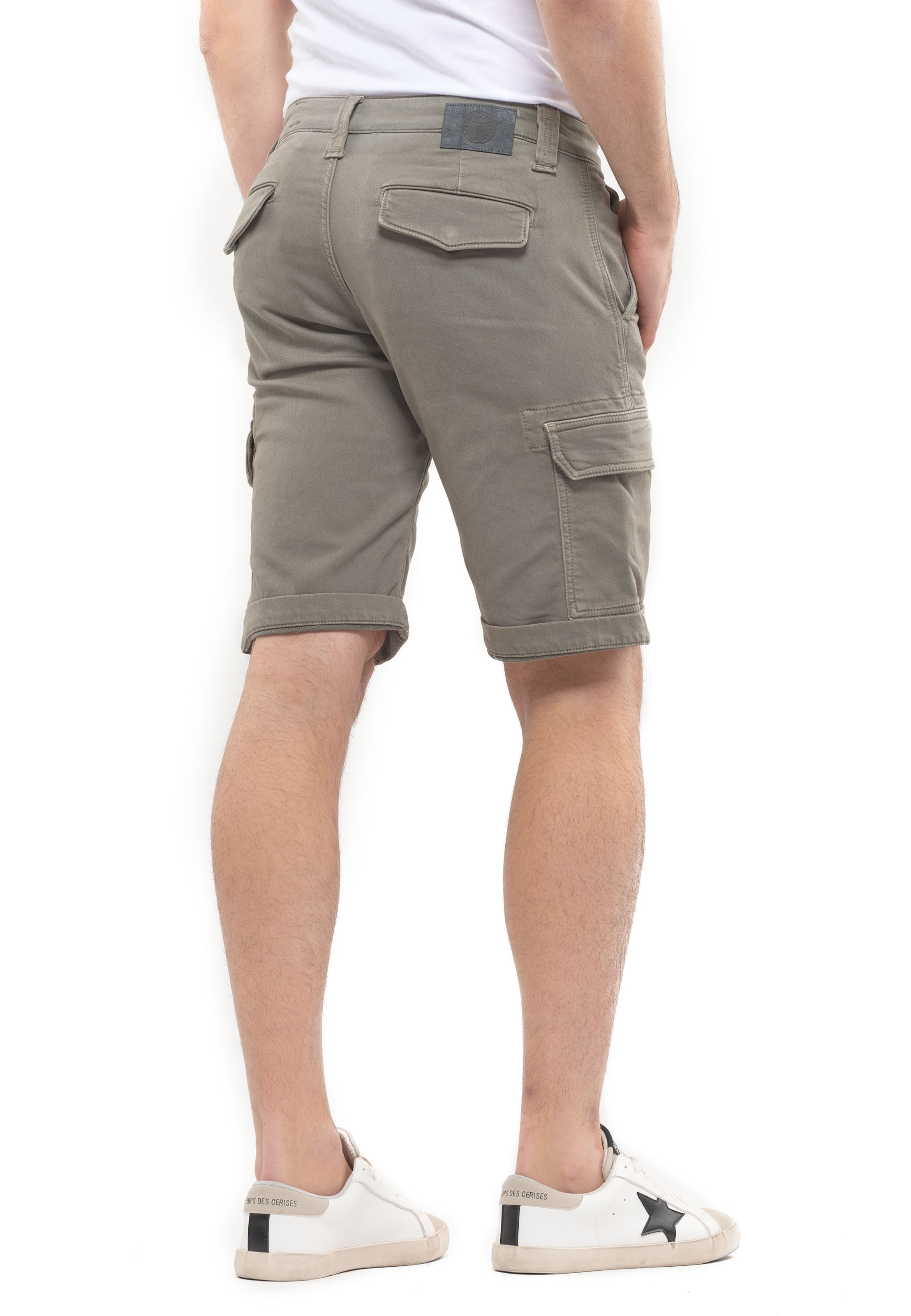 Le Temps Des Cerises Regular Pants 'DAMON' in Green