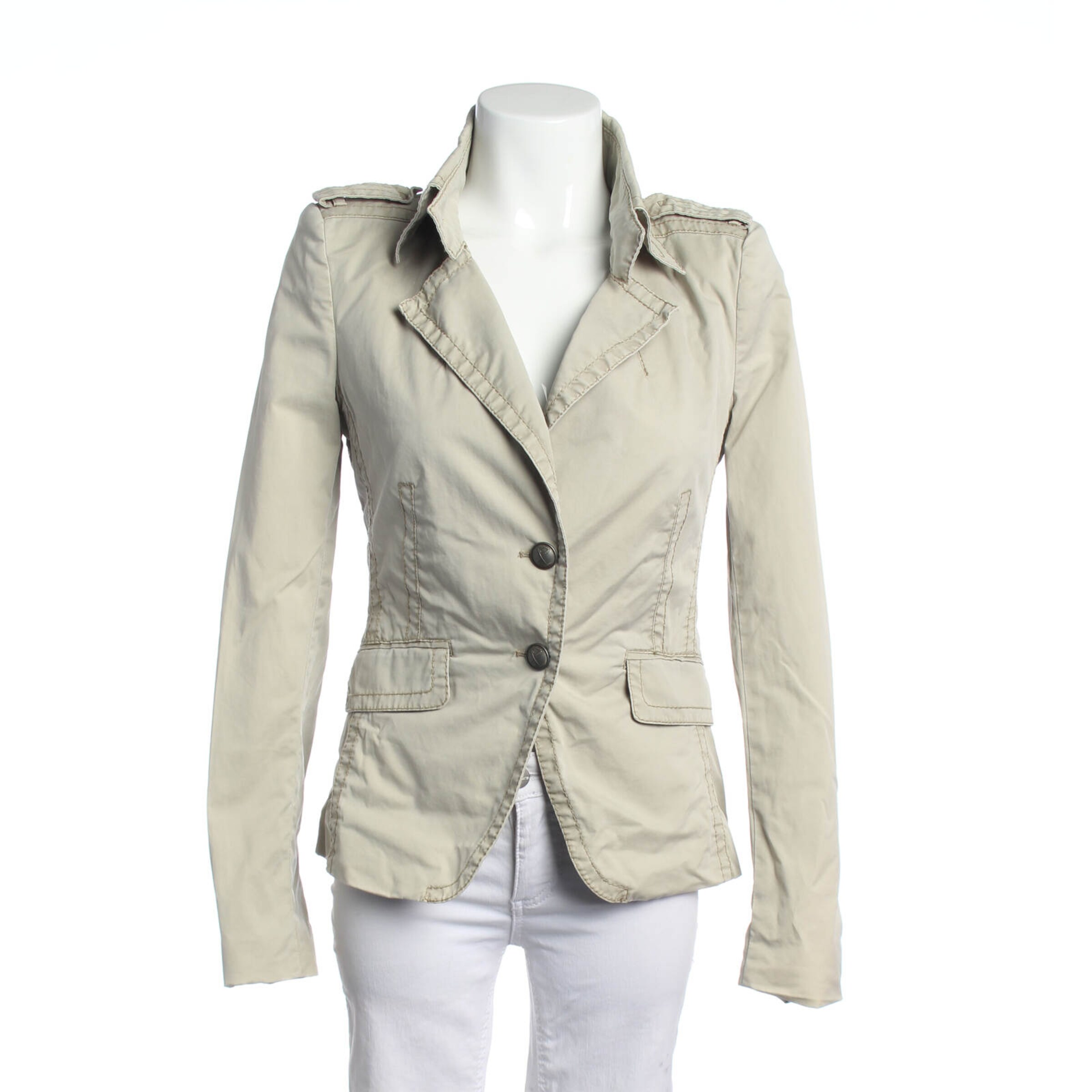 DRYKORN Blazer M in Weiß: Vorderseite