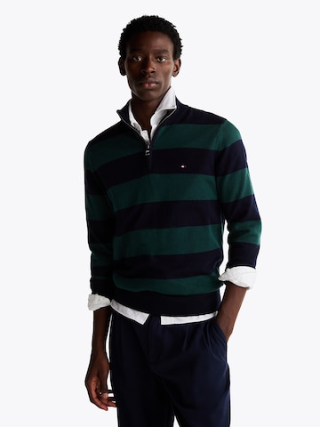 TOMMY HILFIGER Pullover in Grün: Vorderseite