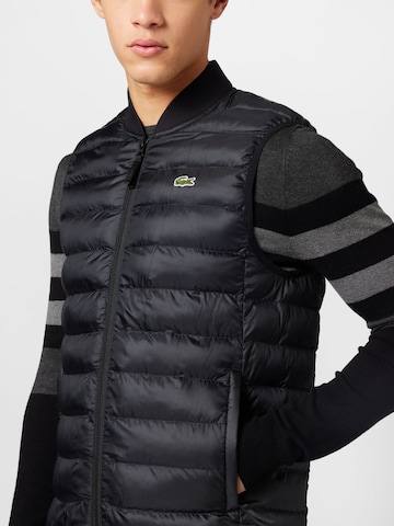 LACOSTE Vest in Black