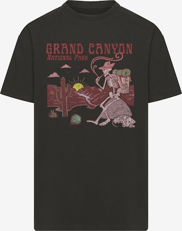 F4NT4STIC Shirt 'US National Parks Grand Canyon Sunrise' in Black: front