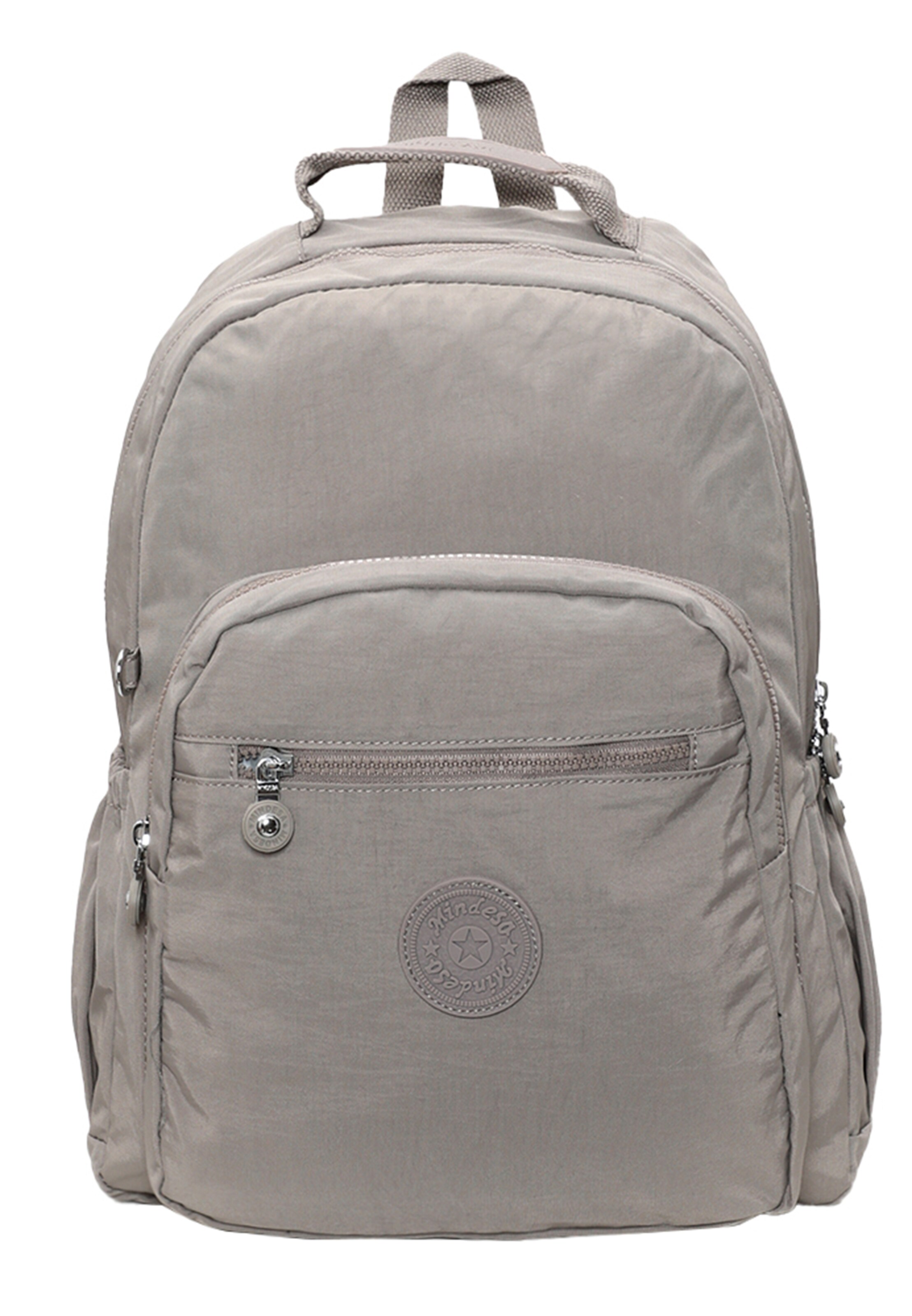 Mindesa - Mochila em bege: frente