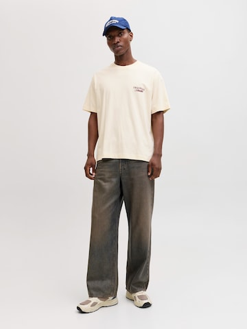 JACK & JONES Футболка 'JORNORREBRO' в Бежевый